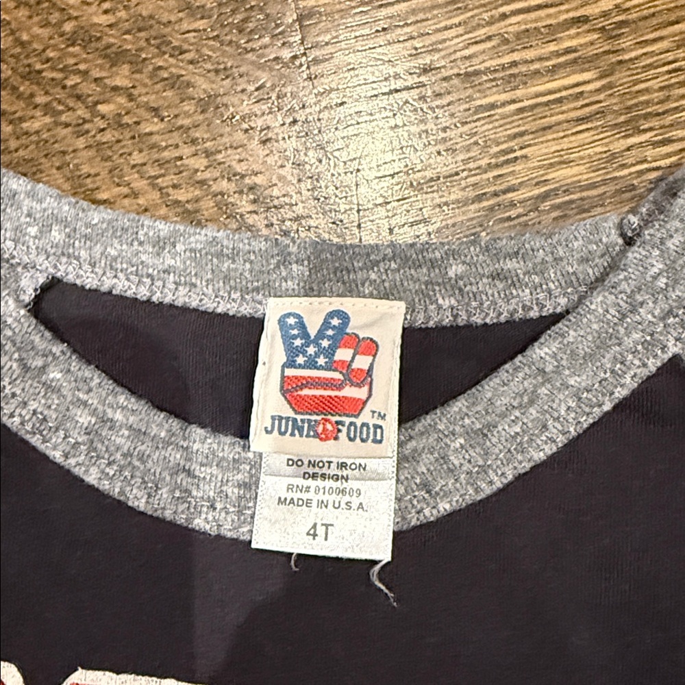 Junk Food Long Sleeve Tee Shirt - Picture 2 of 2